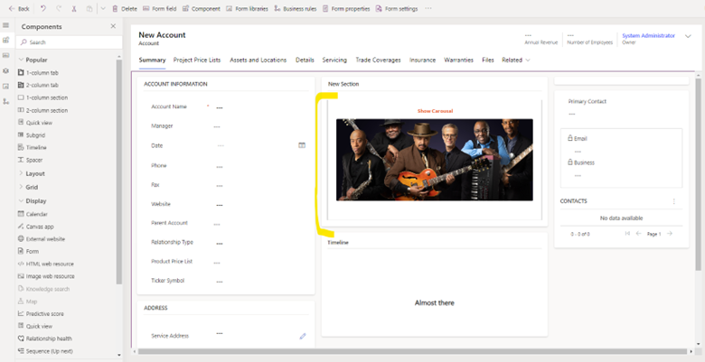 How To Embed A Canvas App On A Model Driven Dynamics Form7