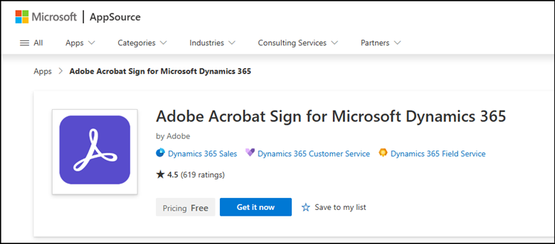 Integrating Adobe Acrobat Sign with Microsoft Dynamics 365